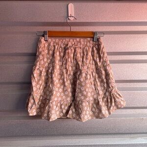 Sabo Skirt floral tiered mini skirt